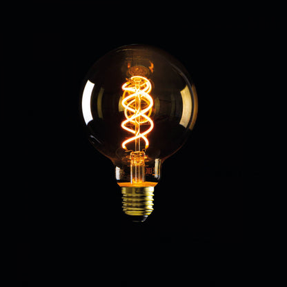 E27 LED Lampe 5W warmweiß Filament G95 Birne Glühbirne Edison Vintage Retro