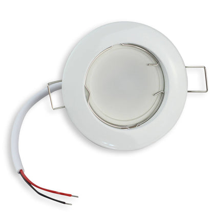 LED Einbaustrahler GU10 230 Volt 1-9 Watt rund eckig Einbauspot 60mm