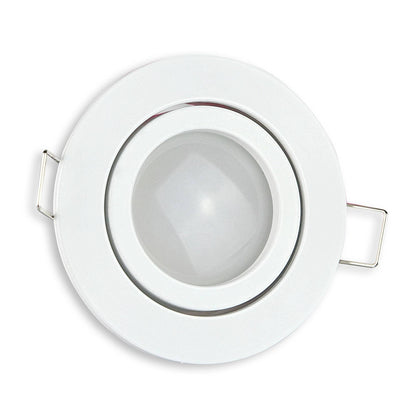Einbaurahmen rund GU10 MR16 schwenkbar Rahmen 70mm Einbauleuchte Einbauspot LED