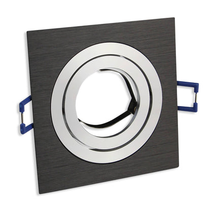 LED Einbaustrahler GU10 1-9 Watt rund eckig 230 Volt Spot Deckenstrahler 80mm