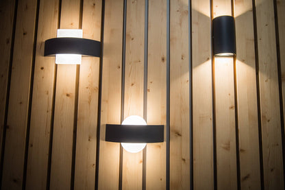 LEDVANCE Endura Shield Square 24cm LED Außen-Wandleuchte IP44 dunkelgrau