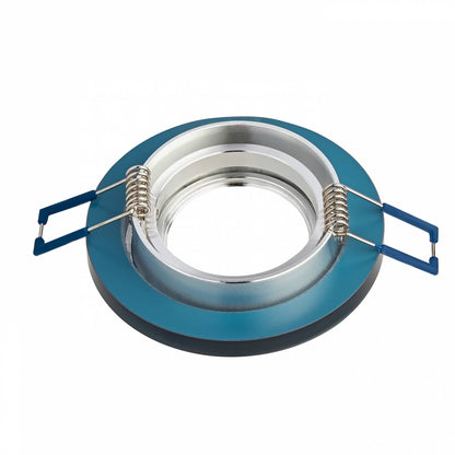 LED Einbaustrahler Glas 1-9W Deckenleuchte Leuchte 75-80mm flach Spot GU10 230V