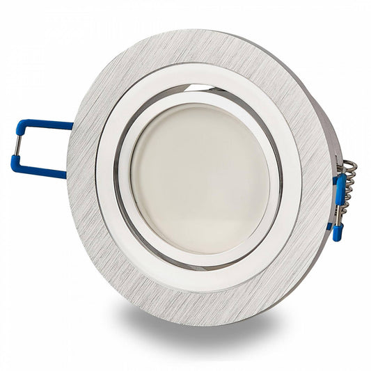 LED Einbaustrahler flach rund 3-6,5W Einbaurahmen Deckenstrahler 75mm