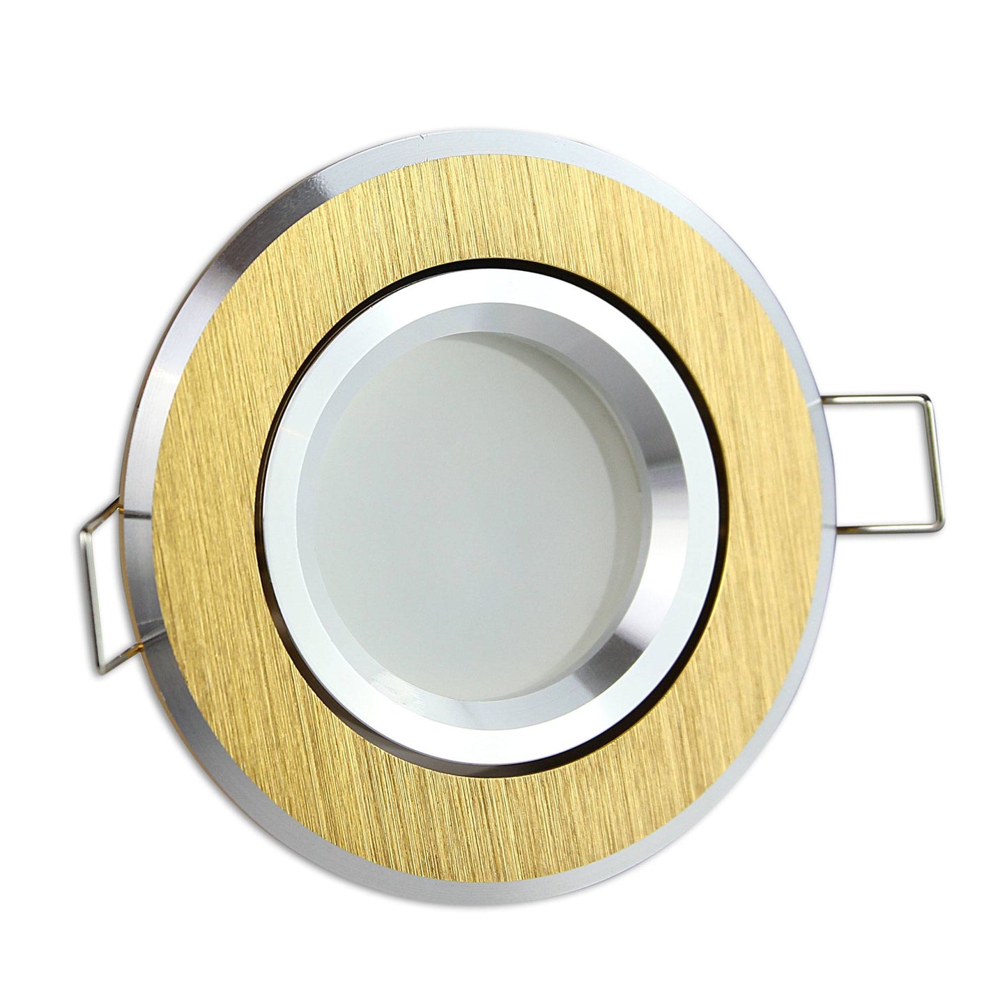 Einbaurahmen rund GU10 MR16 schwenkbar 70-73mm Gehäuse Einbaustrahler Spot