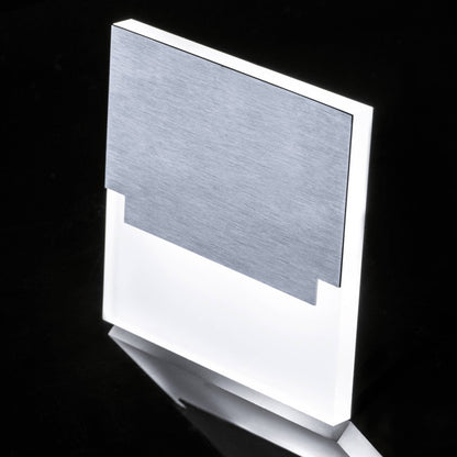 LED Treppenbeleuchtung eckig 230 Volt Treppen-Licht Stufen-Leuchte Wandlampe