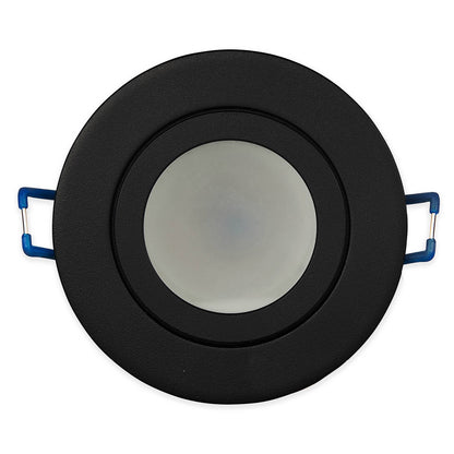 LED Einbaustrahler IP44 3-6,5W schwarz Bad dimmbar Badezimmer Deckenstrahler
