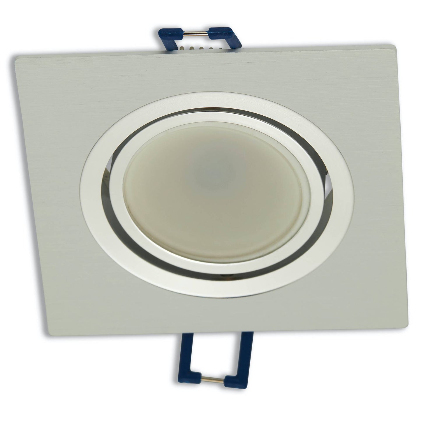 LED Einbaustrahler eckig weiß 1-9W Deckenspot Leuchte GU10 Spot 230V 75-80mm