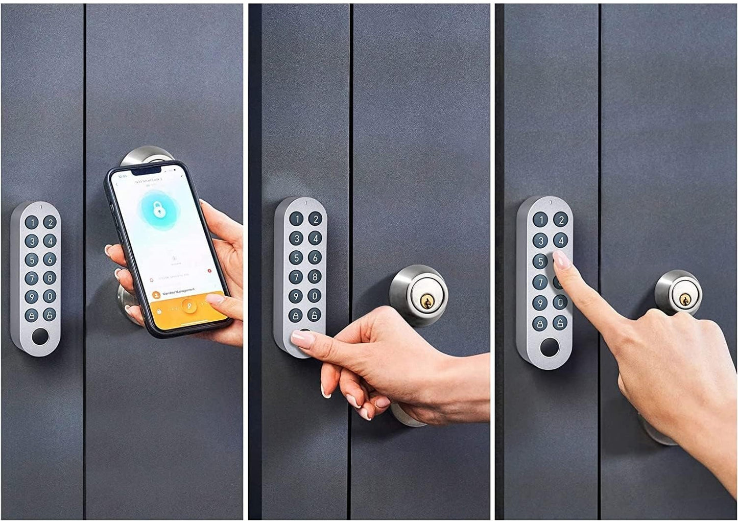 Trano Smartes Türschloss-Set mit Keypad Pro – Sicherheit, Komfort und moderne Technologie für Ihr Zuhause oder Gewerbe