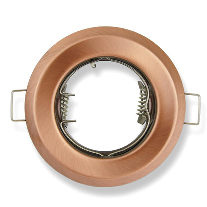 Einbaurahmen GU10 MR16 rund 55-60mm Gehäuse Einbauleuchte Einbauspot LED Halogen
