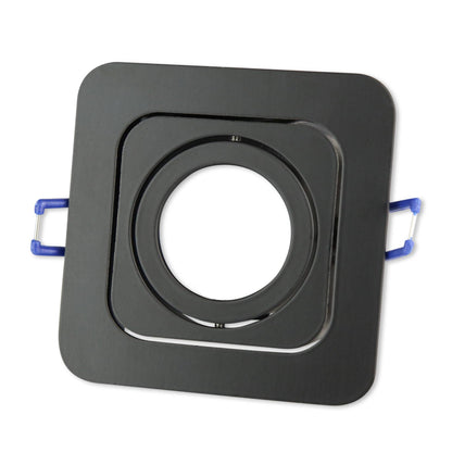 LED Einbaustrahler eckig dimmbar schwenkbar und neigbar 3-6,5 Watt 230V 80x80 mm Bohrloch