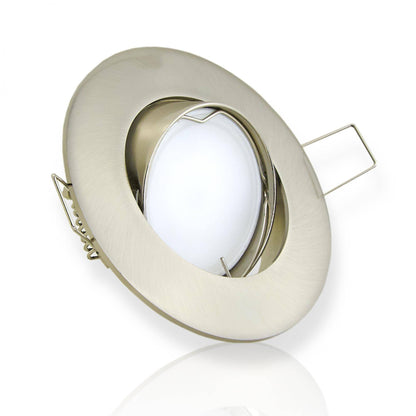 LED Einbaustrahler rund schwenkbar 5W 7W 12 Volt MR16 Spot Lampe 75-80mm