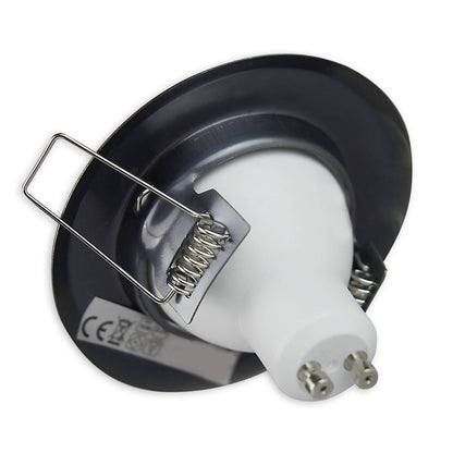 Einbaurahmen GU10 MR16 rund 55-60mm Gehäuse Einbauleuchte Aluminium Einbauspot