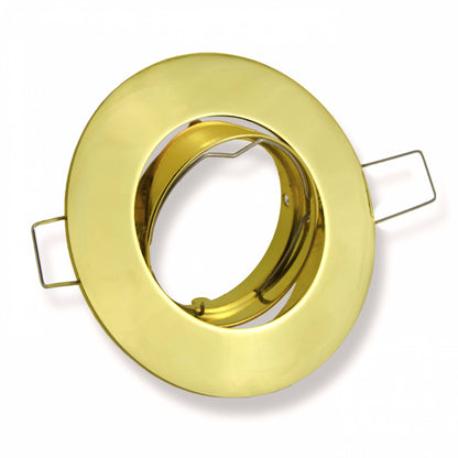 Einbaurahmen rund GU10 MR16 schwenkbar 75-80mm Gehäuse Einbaustrahler Spot LED