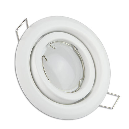 Einbaurahmen rund GU10 MR16 schwenkbar 80-85mm Gehäuse Einbauleuchte Spot LED
