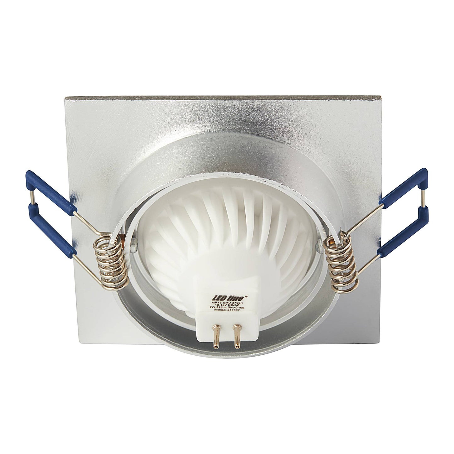 LED Einbaustrahler schwenkbar eckig 5-7W MR16 Deckenstrahler 70mm Leuchte Spot