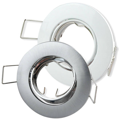 Einbaurahmen rund GU11 MR11 schwenkbar Gehäuse 35mm Einbaustrahler Einbauspot