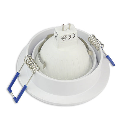 LED Einbaustrahler weiß 12V MR16 5W 7W Einbau-Spot Strahler 75mm Deckenleuchte