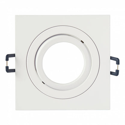 LED Einbaustrahler eckig schwenkbar 230V GU10 1-9W Spot Leuchte 75-85mm