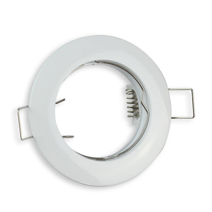 LED Einbaurahmen IP44 rund GU10 MR16 Badezimmer Außen Einbaustrahler Dusche