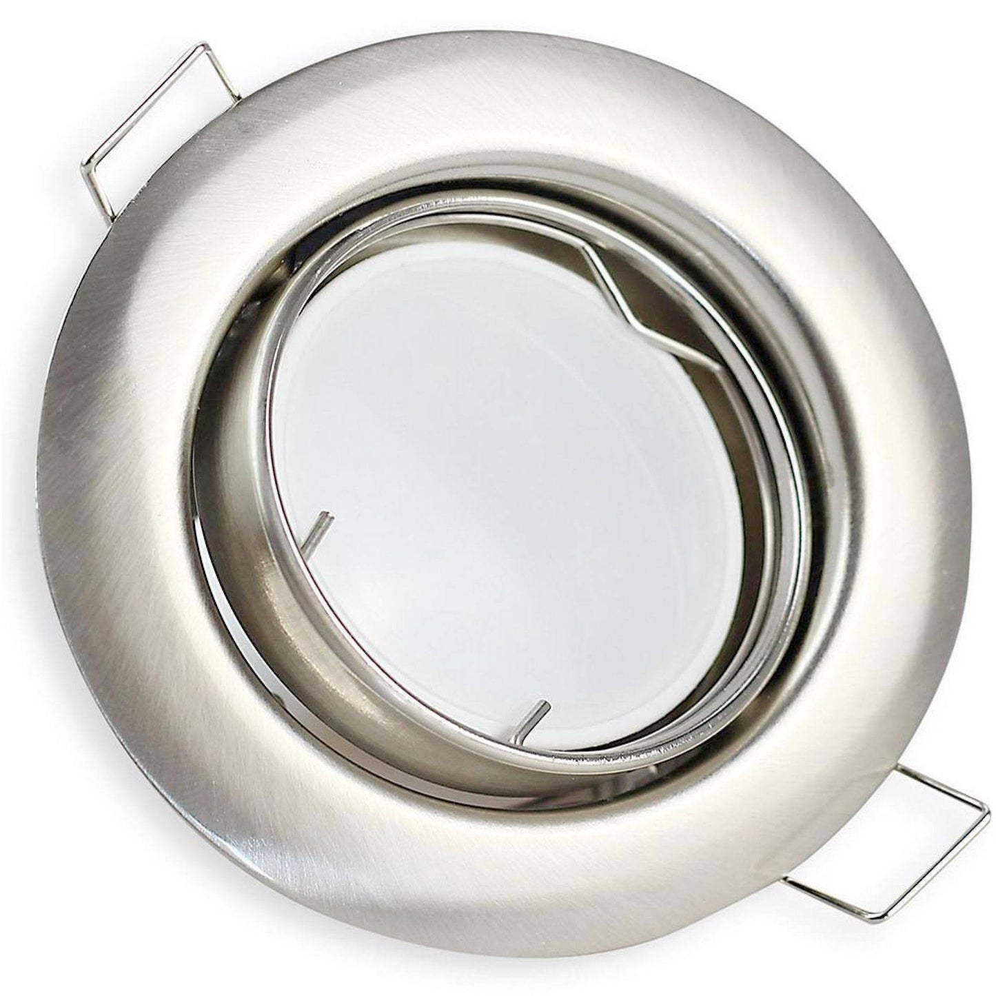 LED Einbaustrahler GU10 230 Volt 1-9 Watt rund eckig Einbauspot 75mm Lochmaß