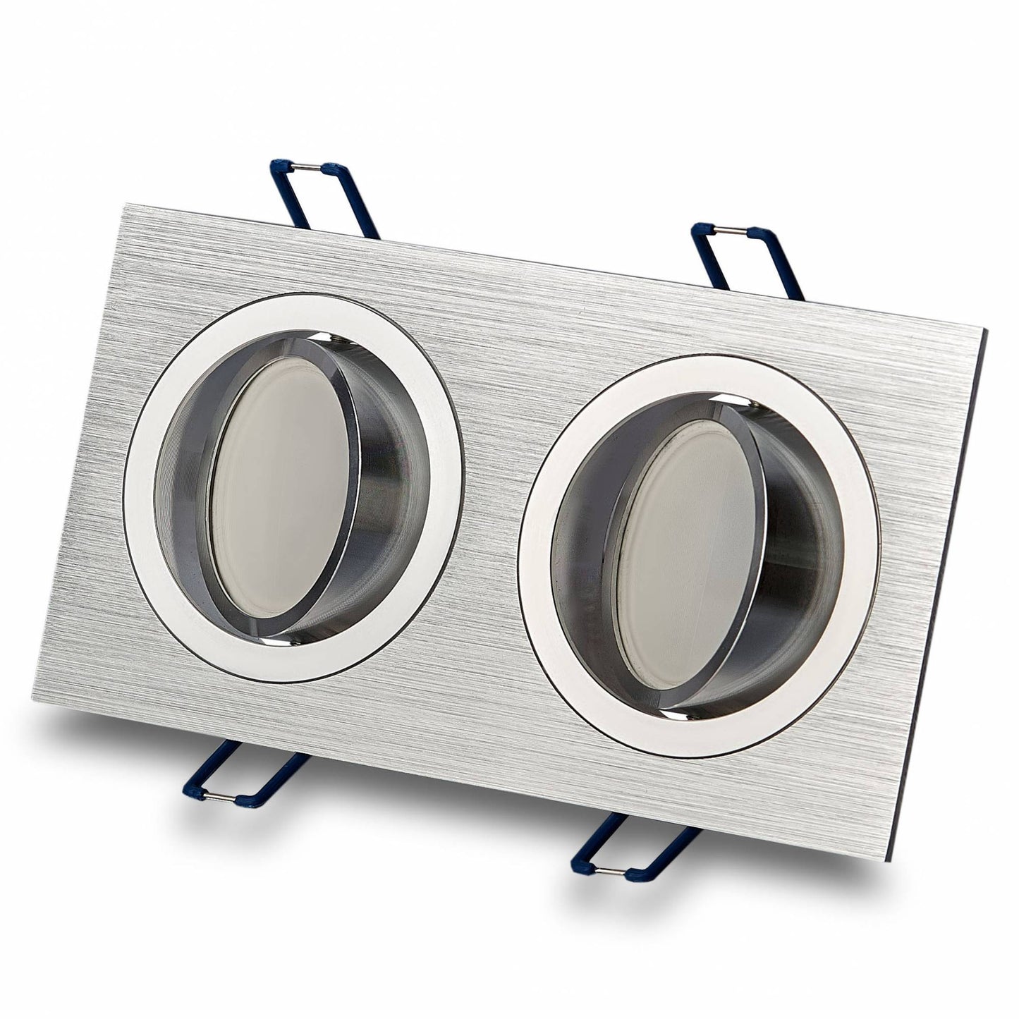 LED Einbaustrahler 1-9W 1 2 3 flammig schwenkbar eckig flach GU10 230V