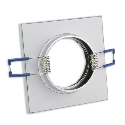 LED Einbaustrahler MR16 12 Volt 5-7 Watt rund eckig Einbauspot Glas 60-70mm