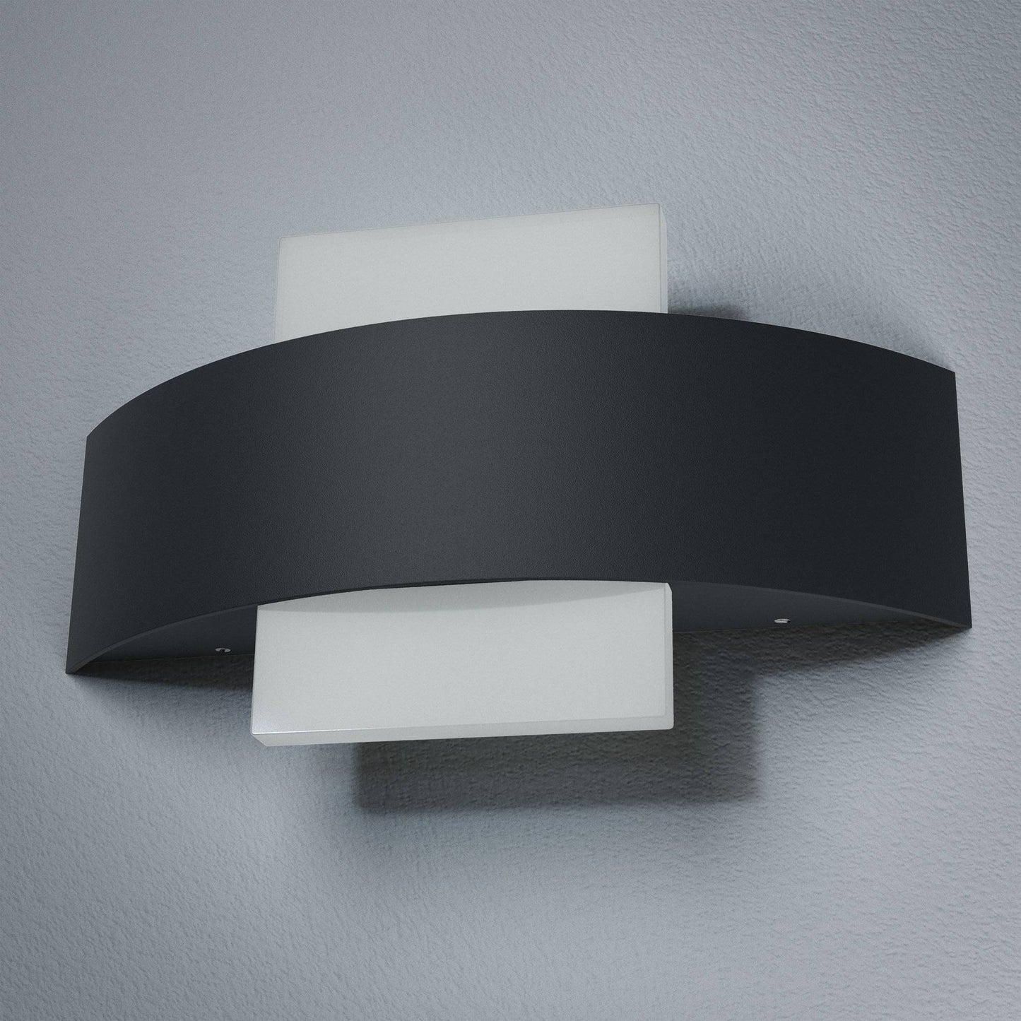 LEDVANCE Endura Shield Square 24cm LED Außen-Wandleuchte IP44 dunkelgrau