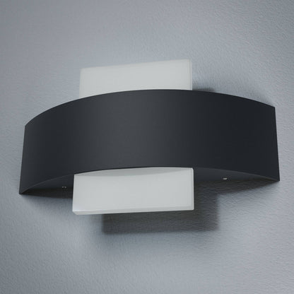 LEDVANCE Endura Shield Square 24cm LED Außen-Wandleuchte IP44 dunkelgrau