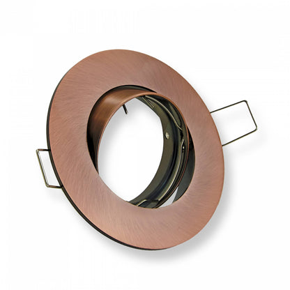 Einbaurahmen rund GU10 MR16 schwenkbar 75-80mm Gehäuse Einbaustrahler Spot LED