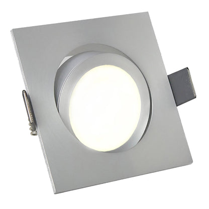 LED Einbaustrahler GU10 230 Volt 1-9W rund eckig Einbauspot 70mm Bohrloch