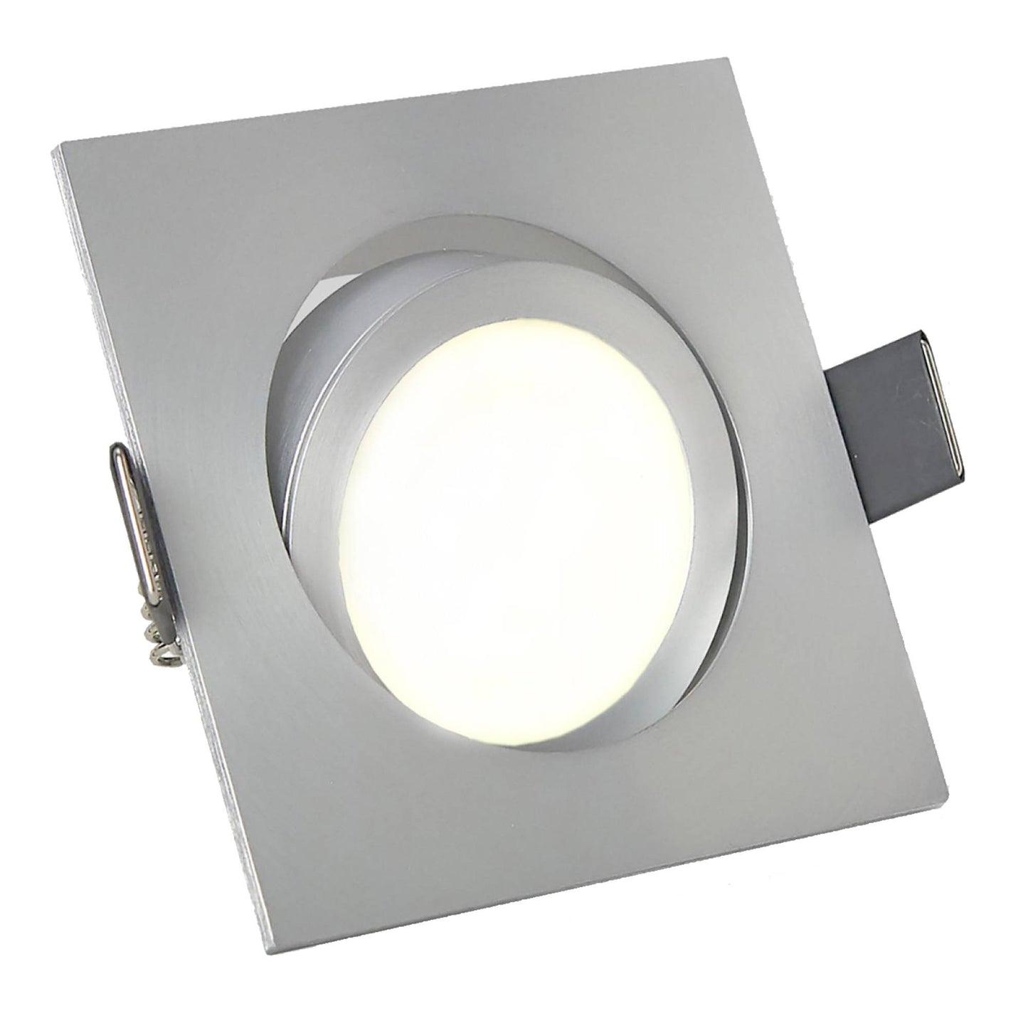 LED Einbaustrahler super flach 3-6,5W Aluminium 230 Volt Spot Licht 70mm