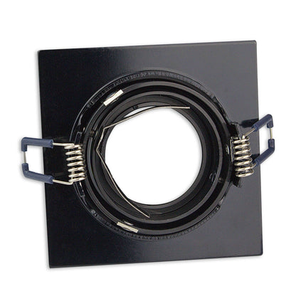 LED Einbaustrahler eckig schwenkbar 230V GU10 1-9W Spot Leuchte 75-85mm