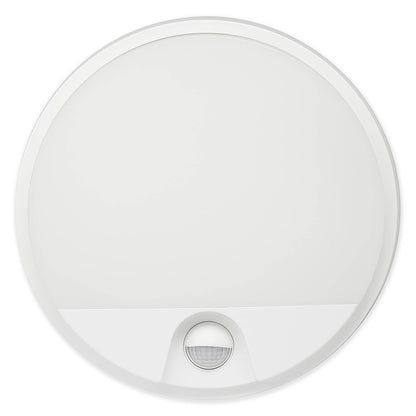 LED Wandleuchte mit Bewegungsmelder rund Außen-Strahler Wandstrahler Wand-Spot