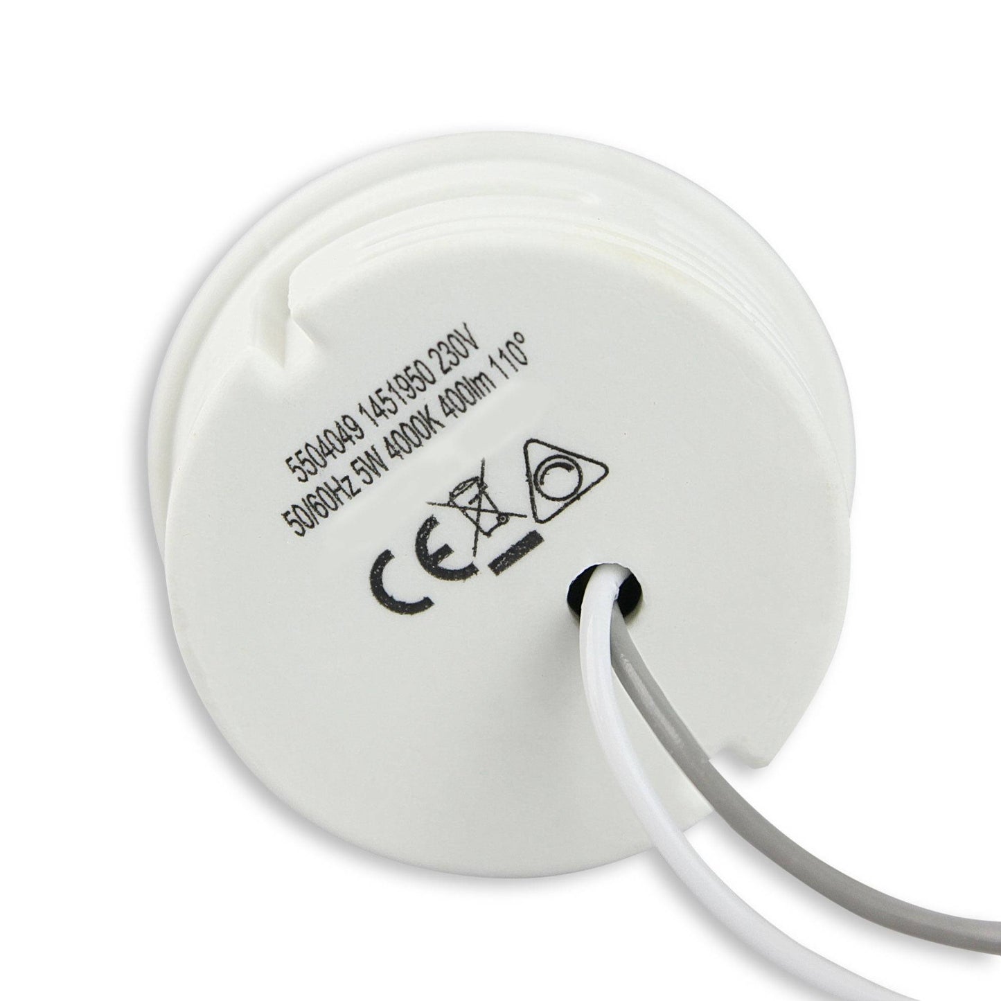 LED Einbaustrahler 230V 5-7W rund eckig Spot Glas 75mm Bohrloch Einbauleuchte