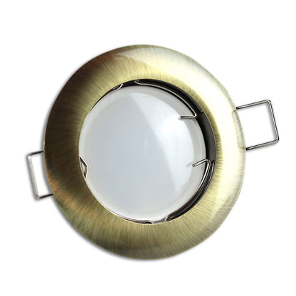 Einbaurahmen schwenkbar rund eckig Rahmen Einbaustrahler 60mm Spot GU10 MR16 LED