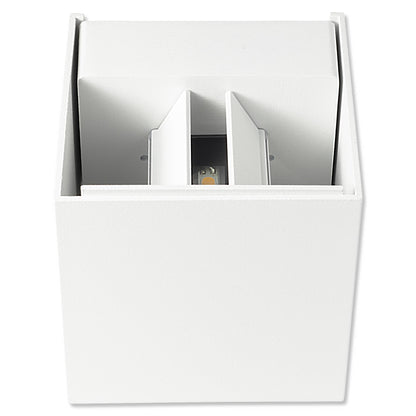 LED Wandleuchte 7W Innen und Außen IP54 Würfel Abstrahlwinkel individuell einstellbar