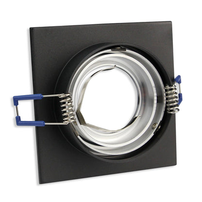 Einbaurahmen GU10 MR16 schwenkbar silber schwarz Rahmen Einbauleuchte Spot LED
