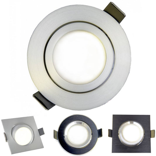 LED Einbaustrahler super flach 3-6,5W Aluminium 230 Volt Spot Licht 70mm