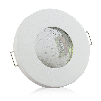 Einbaurahmen GU10 MR16 IP44 rund Badezimmer Gehäuse Sauna Spot LED Halogen