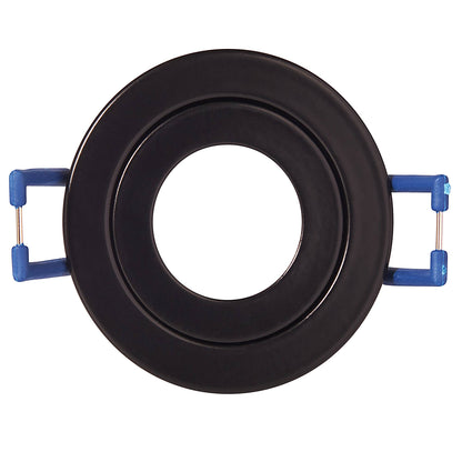 Einbaurahmen GU11 MR11 IP44 rund Bad Gehäuse 40mm Sauna Einbau-Spot Außen
