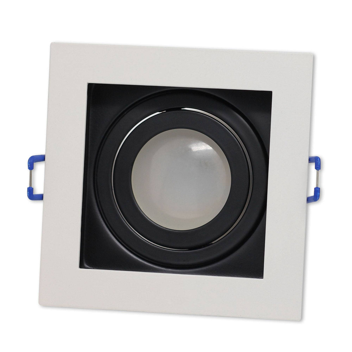 LED Einbaustrahler 1-9W eckig rund 230V GU10 90-95mm Bohrloch schwenkbar