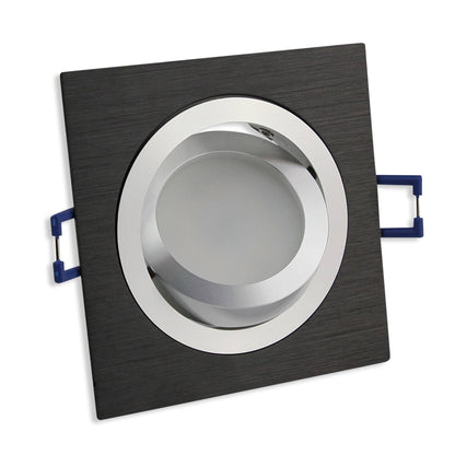 Einbaurahmen GU10 MR16 schwenkbar silber schwarz Rahmen Einbauleuchte Spot LED