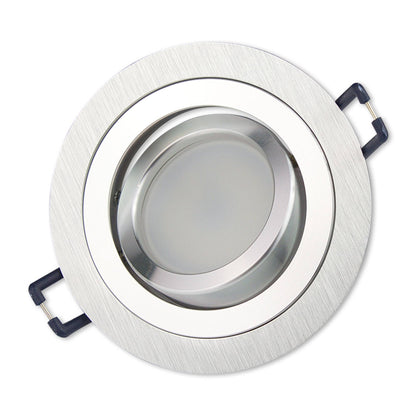 LED Einbaustrahler rund schwenkbar 5-7W 12V MR16 Einbau-Spot Lampe 75-85mm Panel
