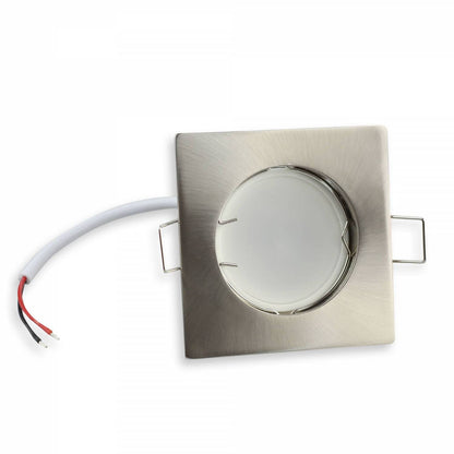 LED Einbaustrahler GU10 230 Volt 1-9 Watt rund eckig Einbauspot 60mm