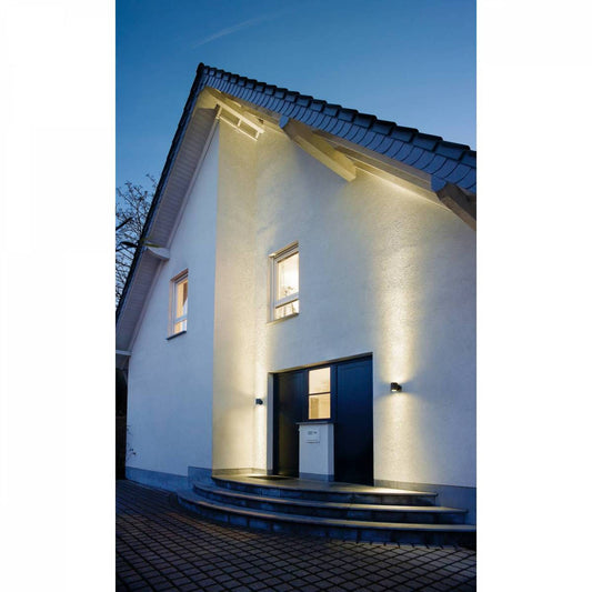 SLV Wandleuchte SITRA Außen-Leuchte IP44 2x GX53 Wandstrahler Wand-Spot up down