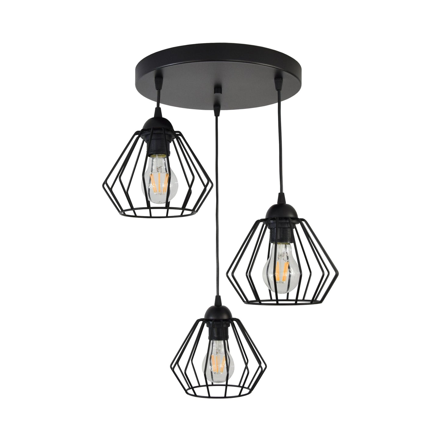 Design Pendelleuchten in Schwarz – 1-flammig & 3-flammig