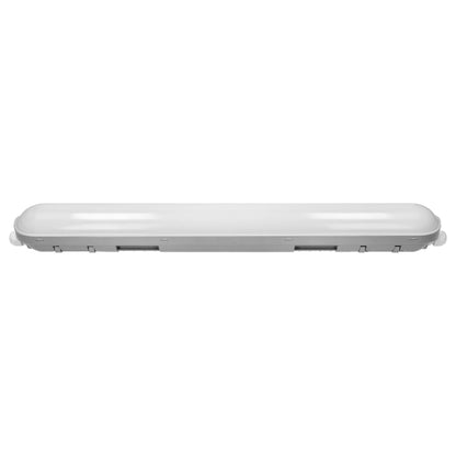 Trano LED Feuchtraumleuchte 18W/36W/48W | 1800–4800lm | 4000K Neutralweiß | IP65 IK08 | SMD LED Wannenleuchte Garage Lagerhalle