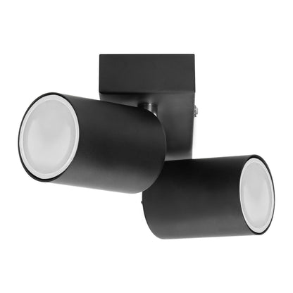 Elegante Wand- und Deckenleuchten in Schwarz, 1-4 Flammig, GU10