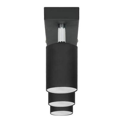 Elegante Wand- und Deckenleuchten in Schwarz, 1-4 Flammig, GU10