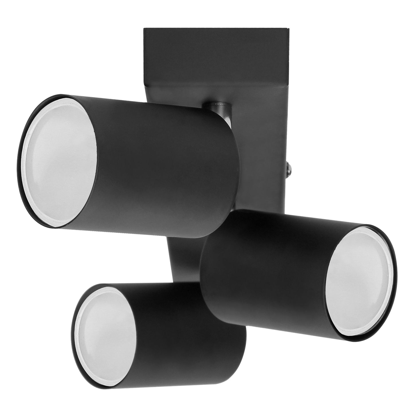 Elegante Wand- und Deckenleuchten in Schwarz, 1-4 Flammig, GU10